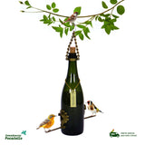 Comedouro Pássaros Livres – Garrafa Cham. Verde