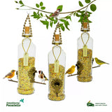 Kit Com 3 Comedouros Pássaros Livres – Garrafa Smirnoff