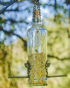 Kit 5 Comedouros Pássaros Livres – Garrafa Champagne, Vinho e Smirnoff