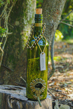 Comedouro Tratador Pássaros Livres – Garrafa Vinho Verde