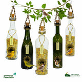 Kit 5 Comedouros Pássaros Livres – Garrafa Champagne, Vinho e Smirnoff